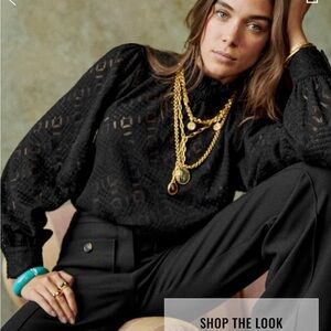 Sezane Shona blouse size 36 new without tags